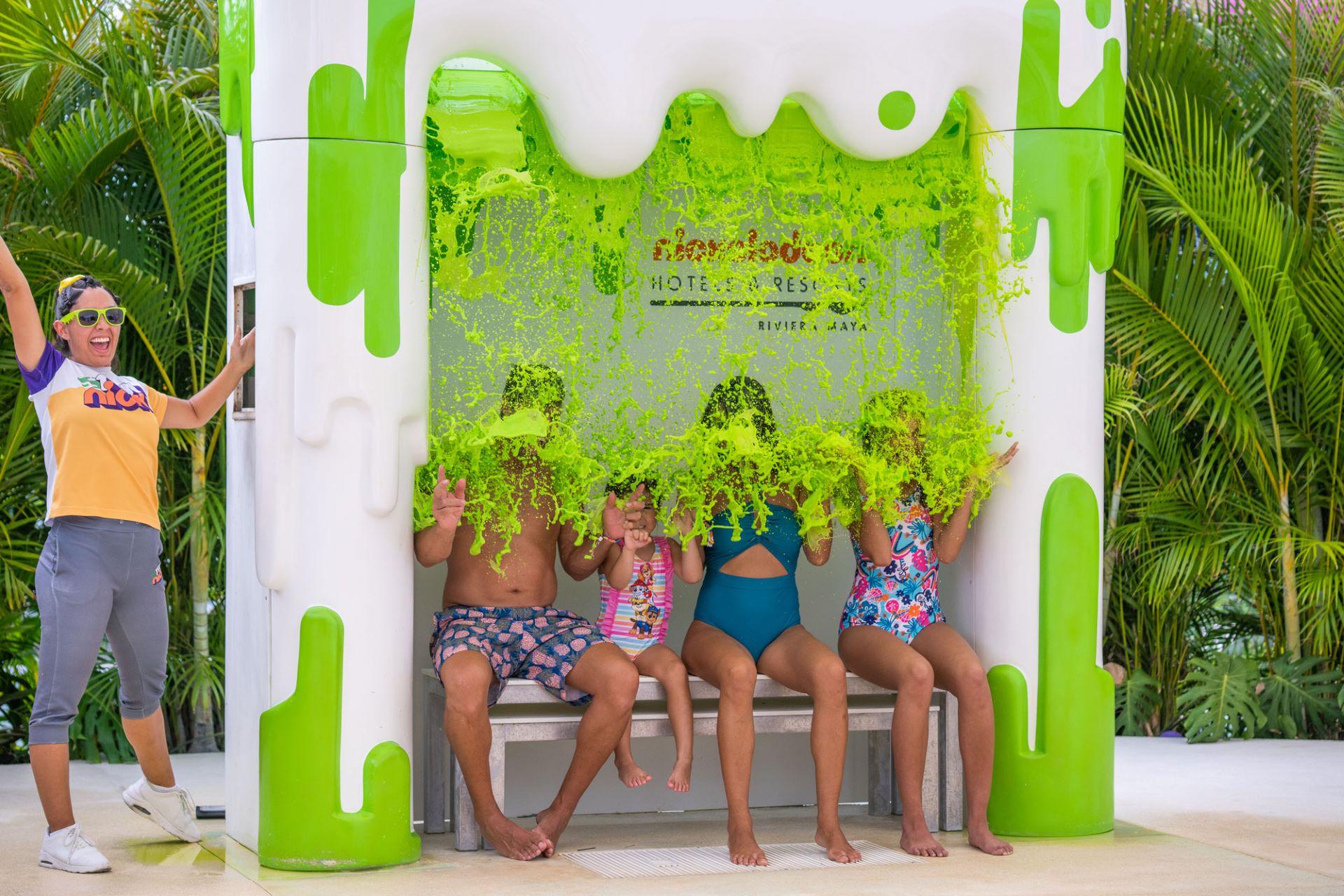 Family with slime
