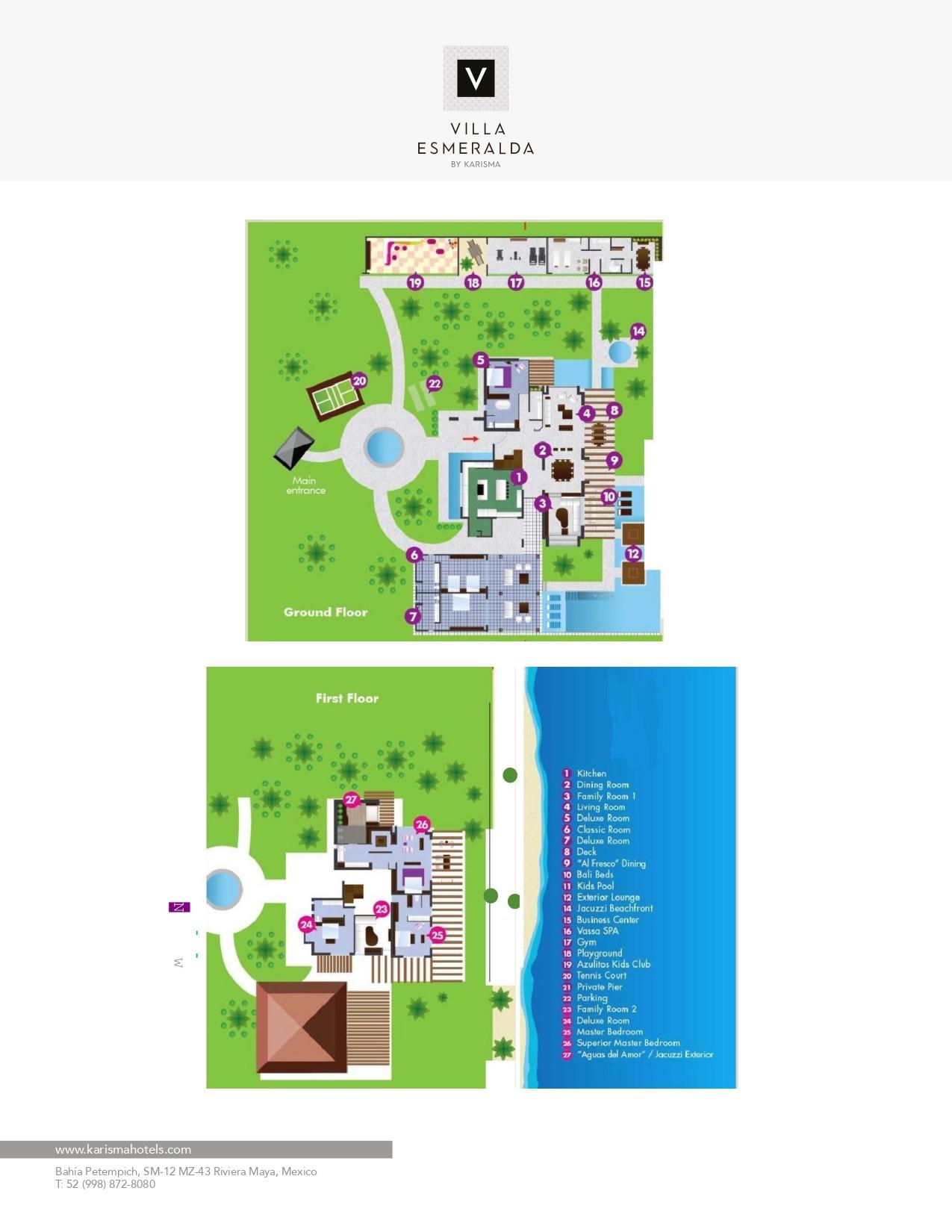 Map of Esrmeralda Resort