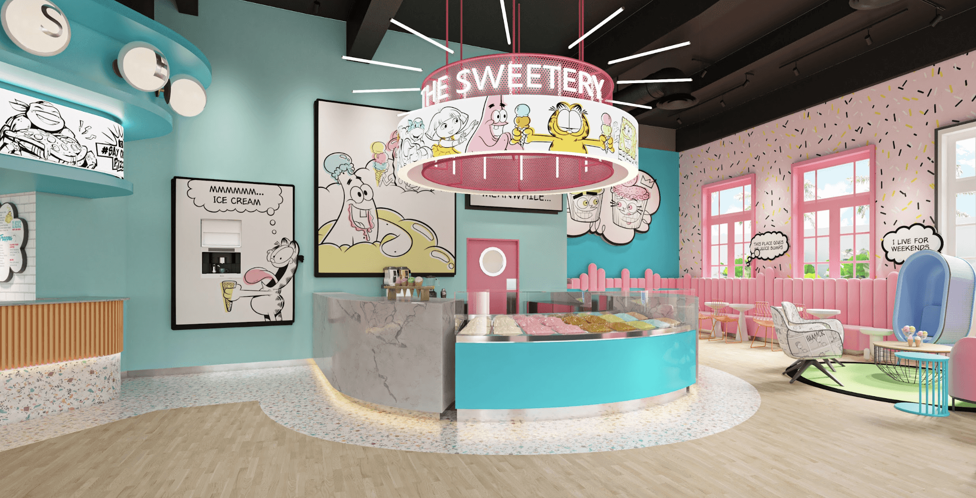 ice cream shop
