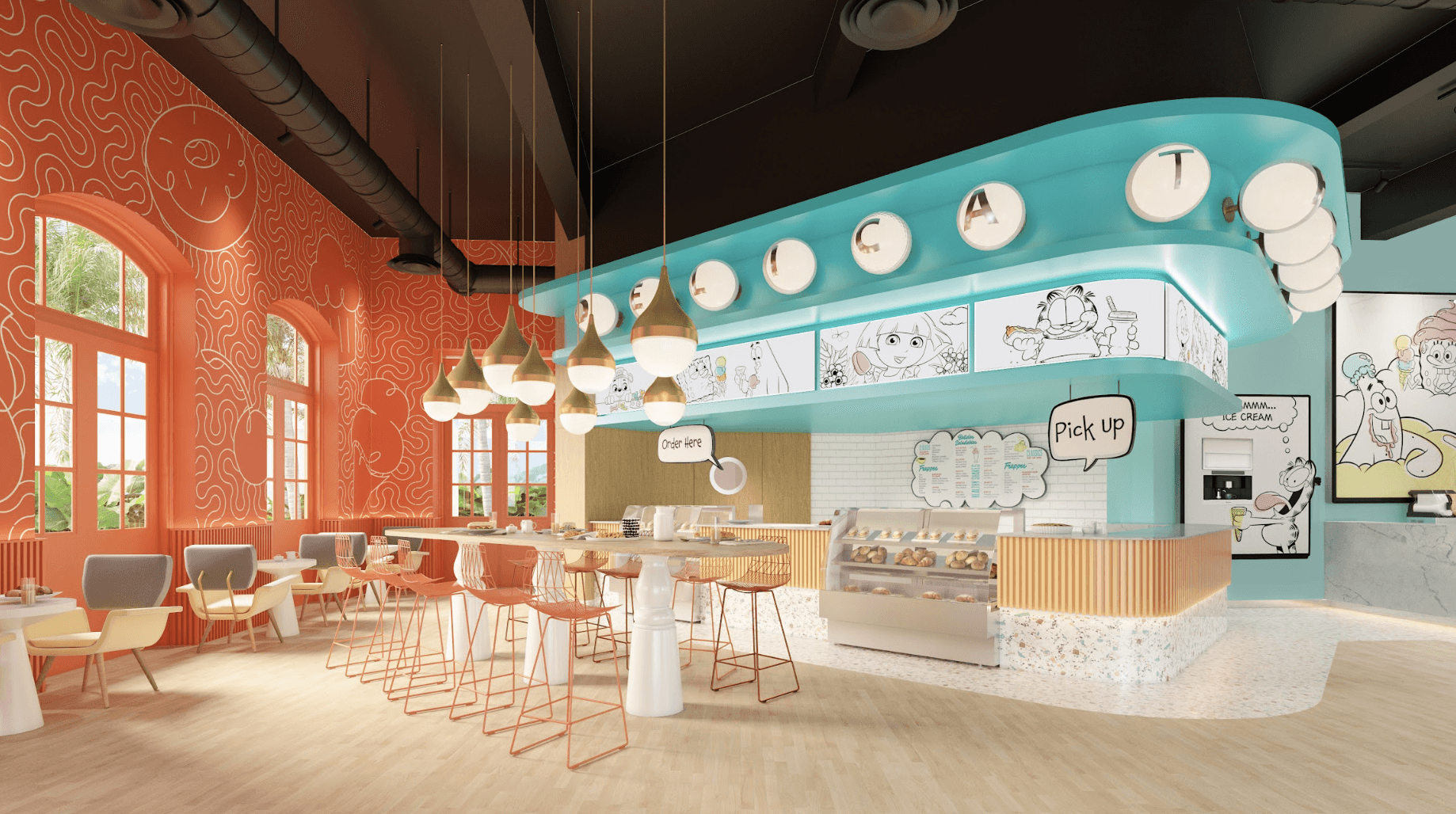 ice cream shop
