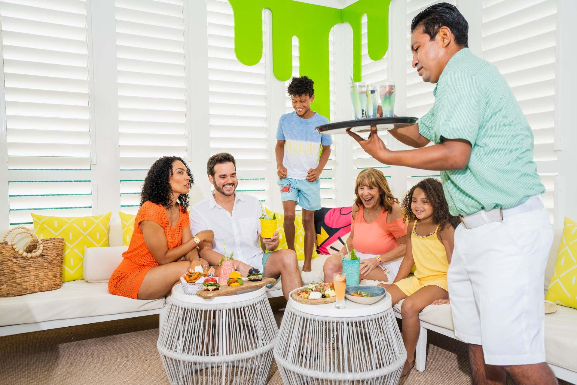 Cabana service for family