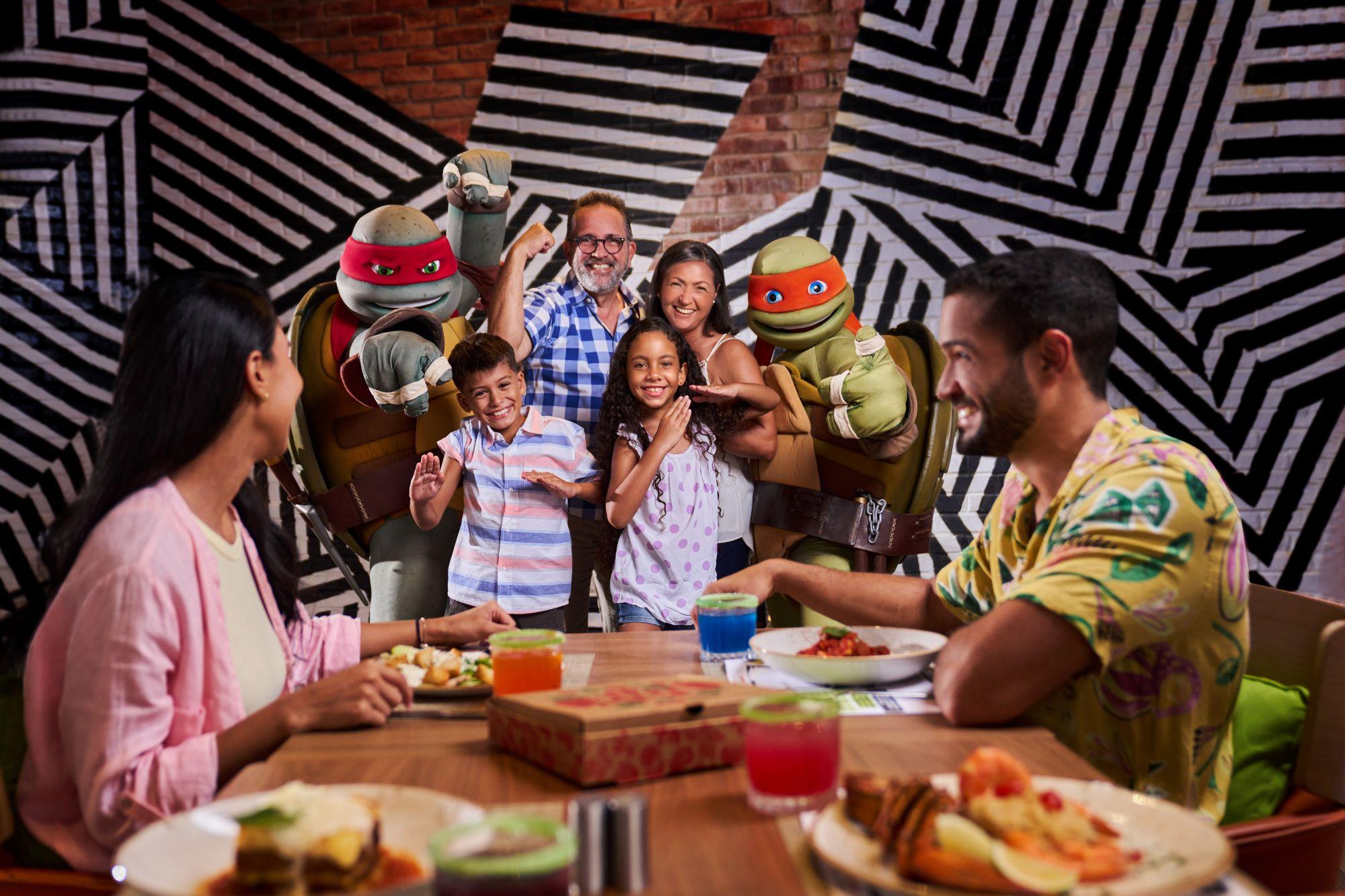 Ninjas Turtle dinner