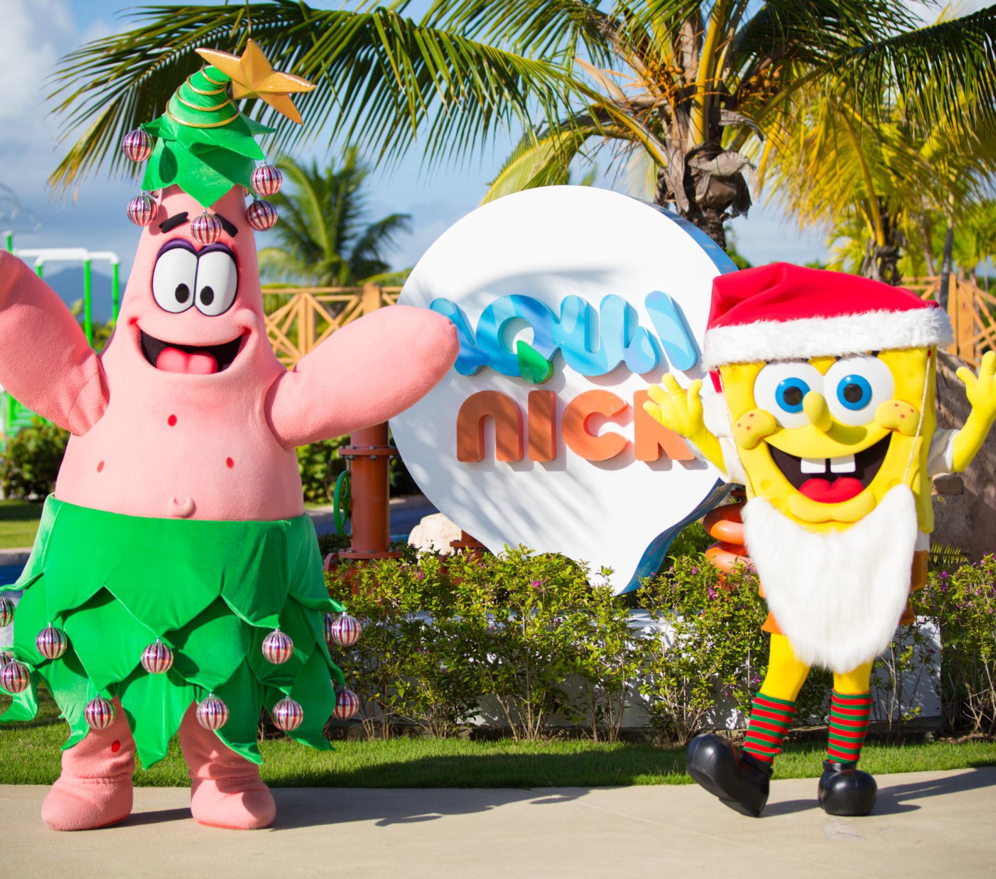 Nick characters at Nickelodeon Punta Cana