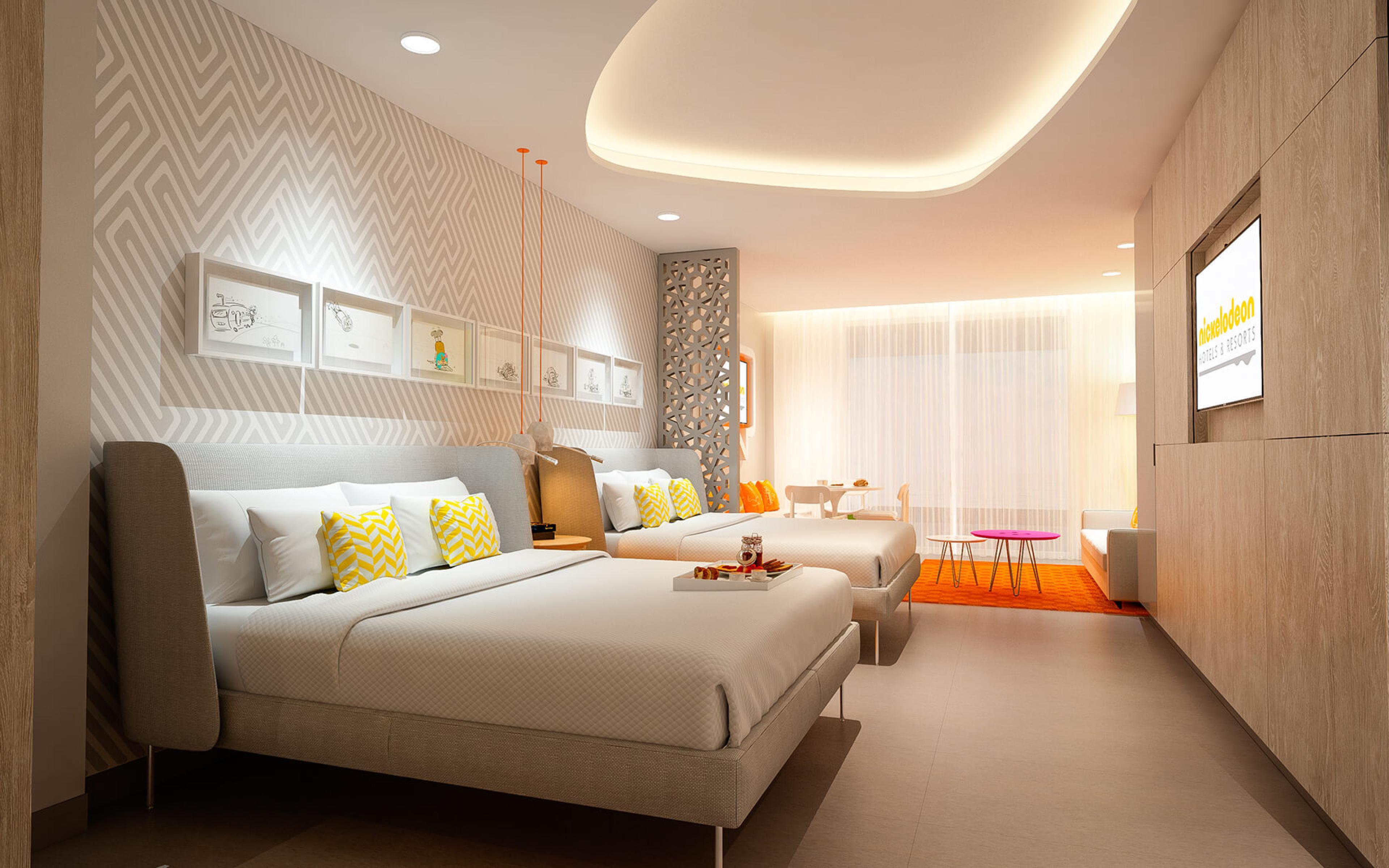 Nickelodeon Pad Suite bedroom